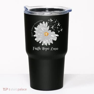 Brain Cancer Brain Cancer Awareness Tumbler