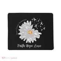 Brain Cancer Brain Cancer Awareness Mousepad thumb 0