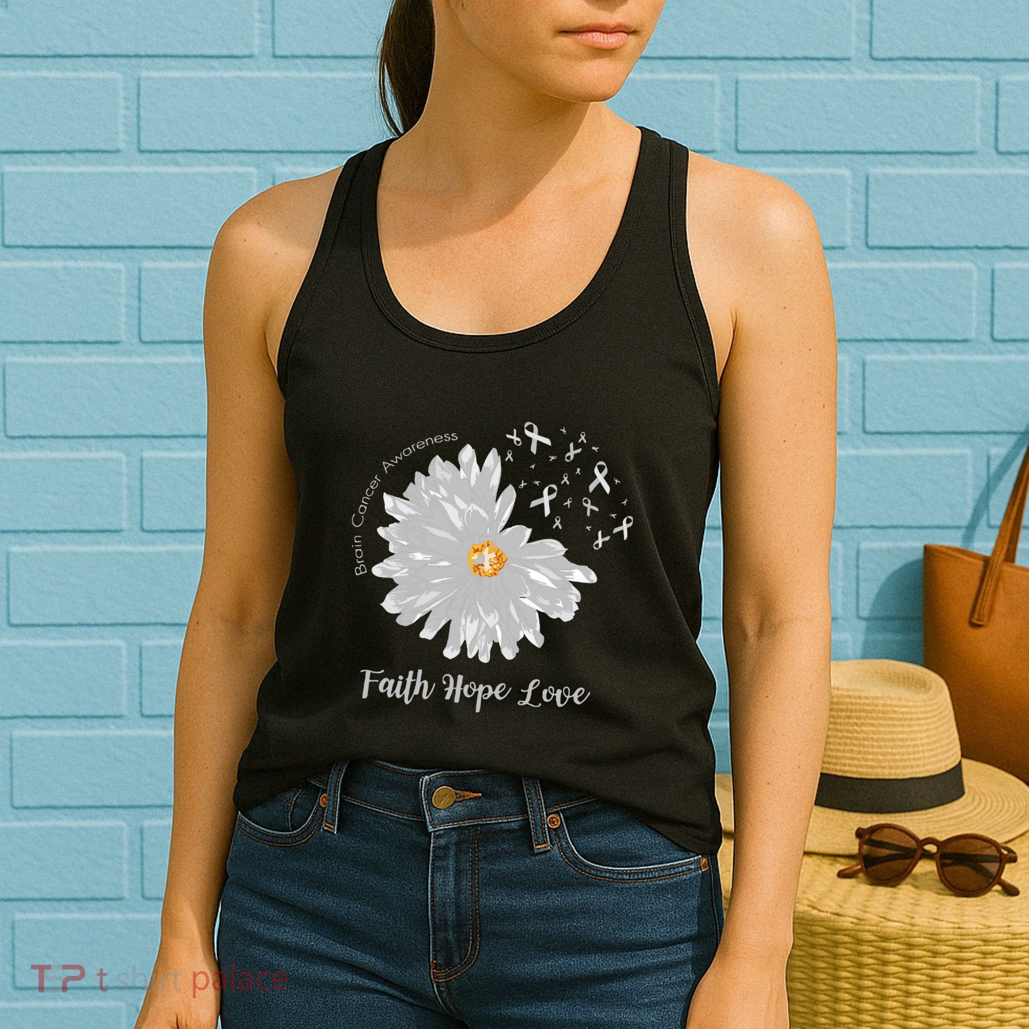 Brain Cancer Brain Cancer Awareness Women's Tank Top
