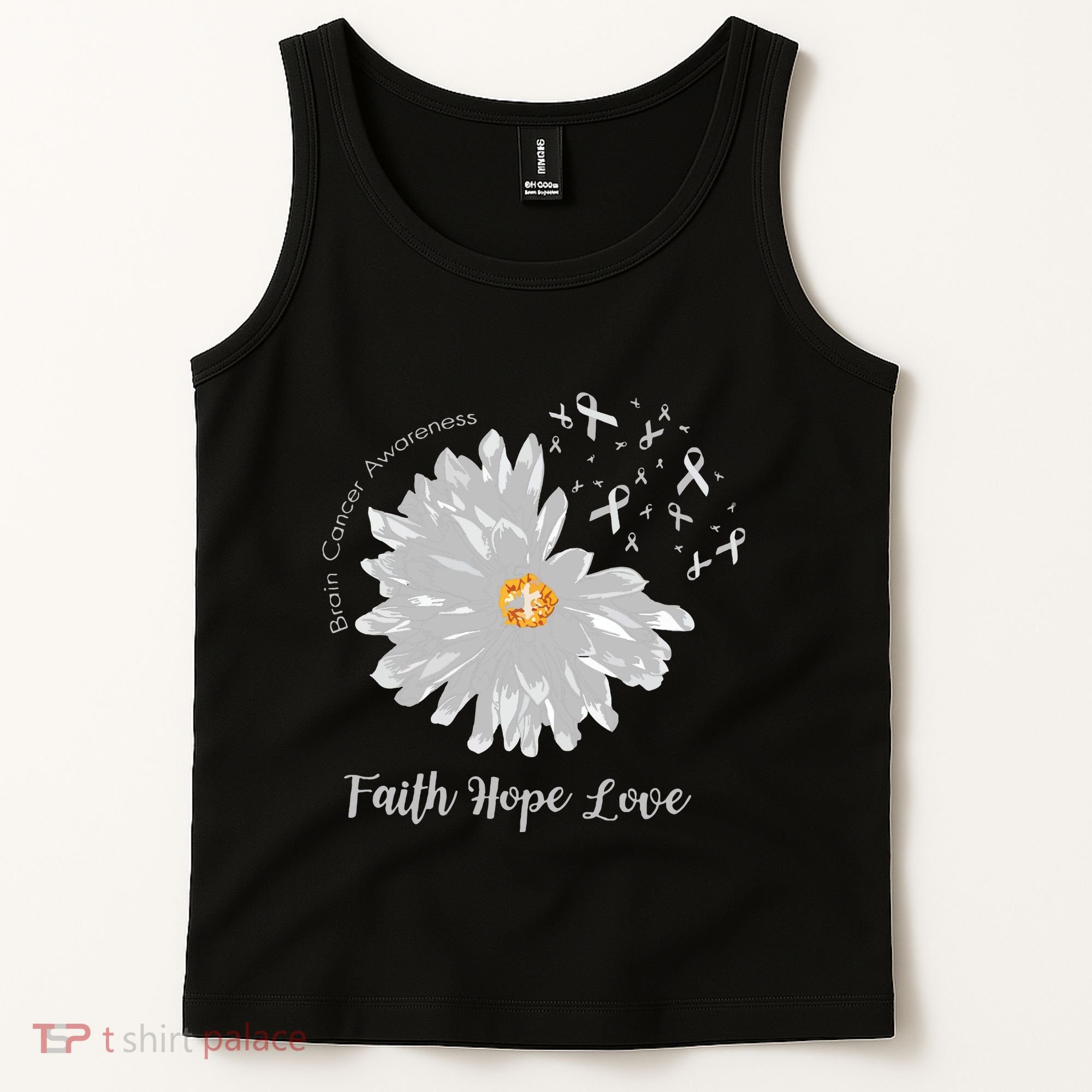 Brain Cancer Brain Cancer Awareness Tank Top
