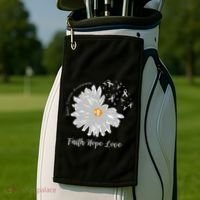 Brain Cancer Brain Cancer Awareness Golf Towel thumb 2