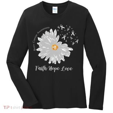 Brain Cancer Brain Cancer Awareness Women's Long Sleeve Shirt