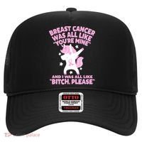 Breast Cancer Bitch Please Quote Funny Unicorn Hat thumb 0