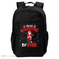 Best Christmas By Par Ugly Christmas Golf Santa Claus Backpack thumb 0