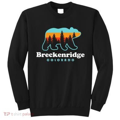 Breckenridge Colorado Bear Mountains Trees Sweatshirt