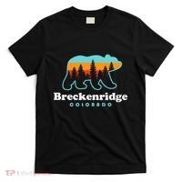 Breckenridge Colorado Bear Mountains Trees T-Shirt thumb 0