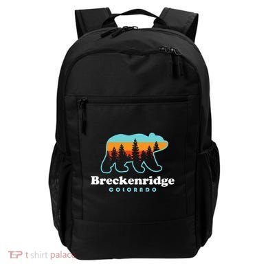 Breckenridge Colorado Bear Mountains Trees Backpack