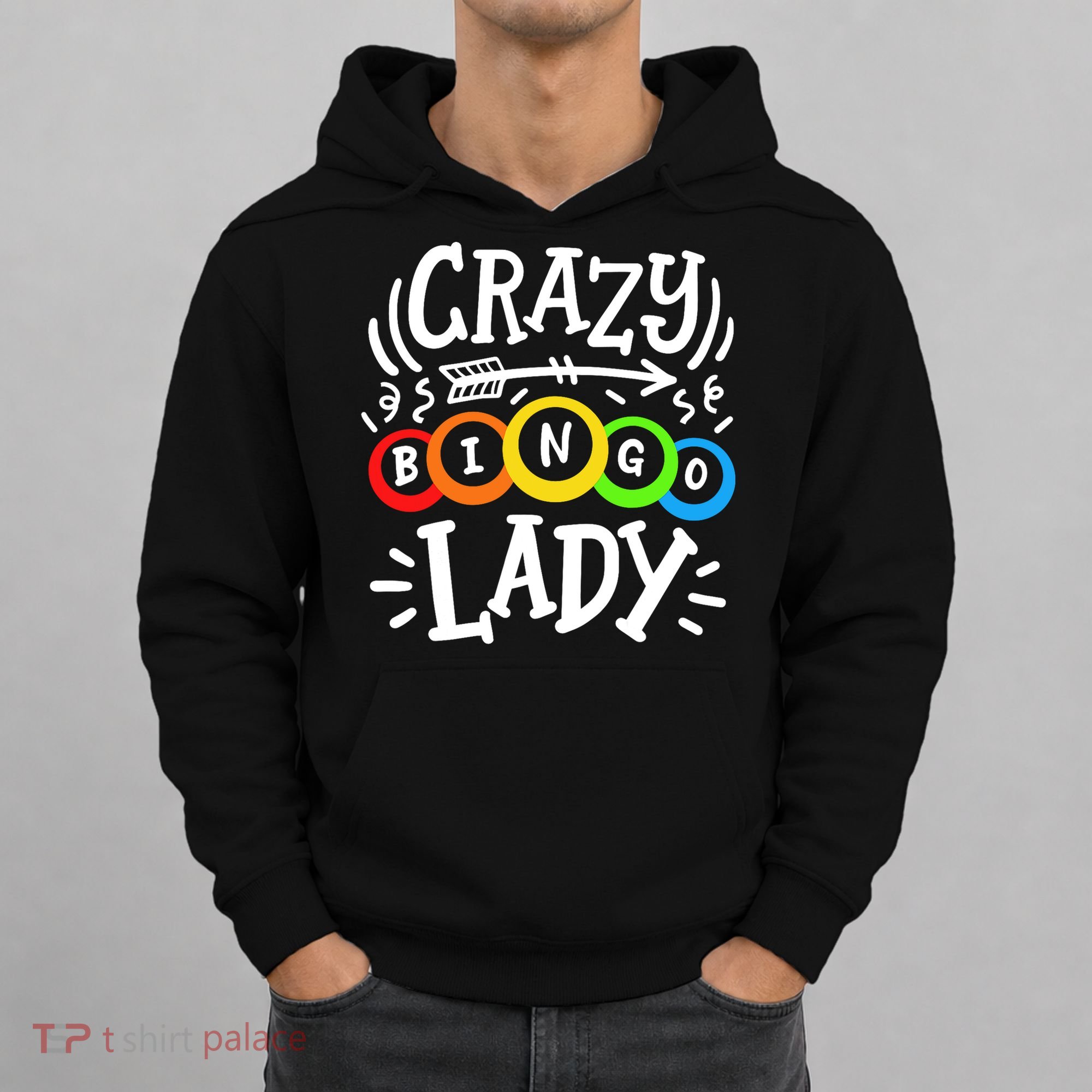 Bingo Crazy Bingo Lady Hoodie