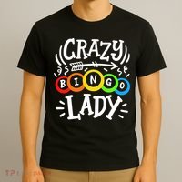 Bingo Crazy Bingo Lady T-Shirt thumb 3