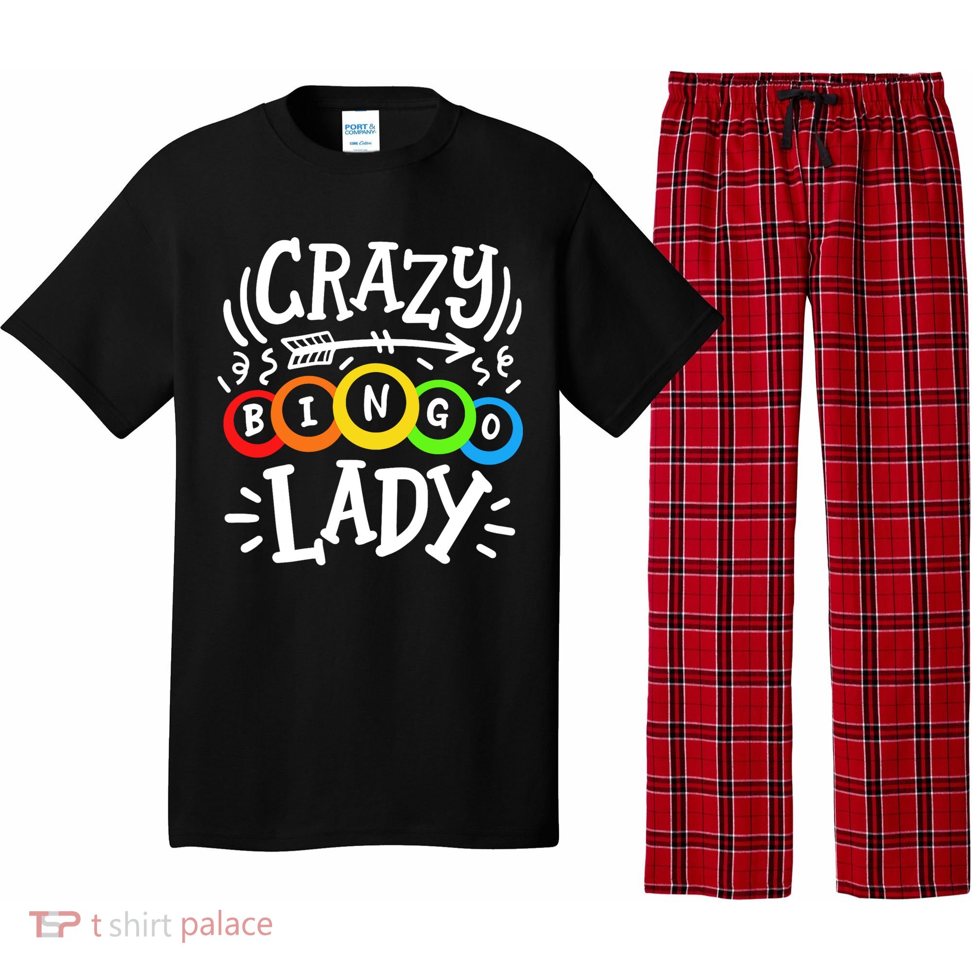 Bingo Crazy Bingo Lady Pajama Set
