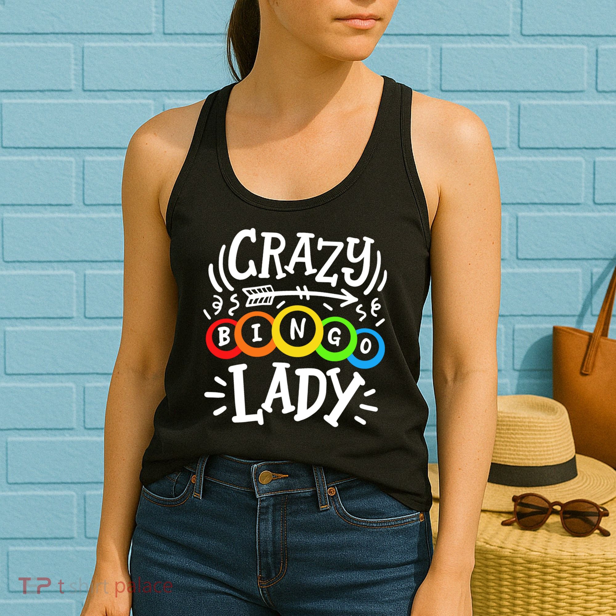 Bingo Crazy Bingo Lady Women's Tank Top