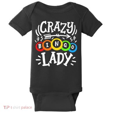 Bingo Crazy Bingo Lady Baby Bodysuit
