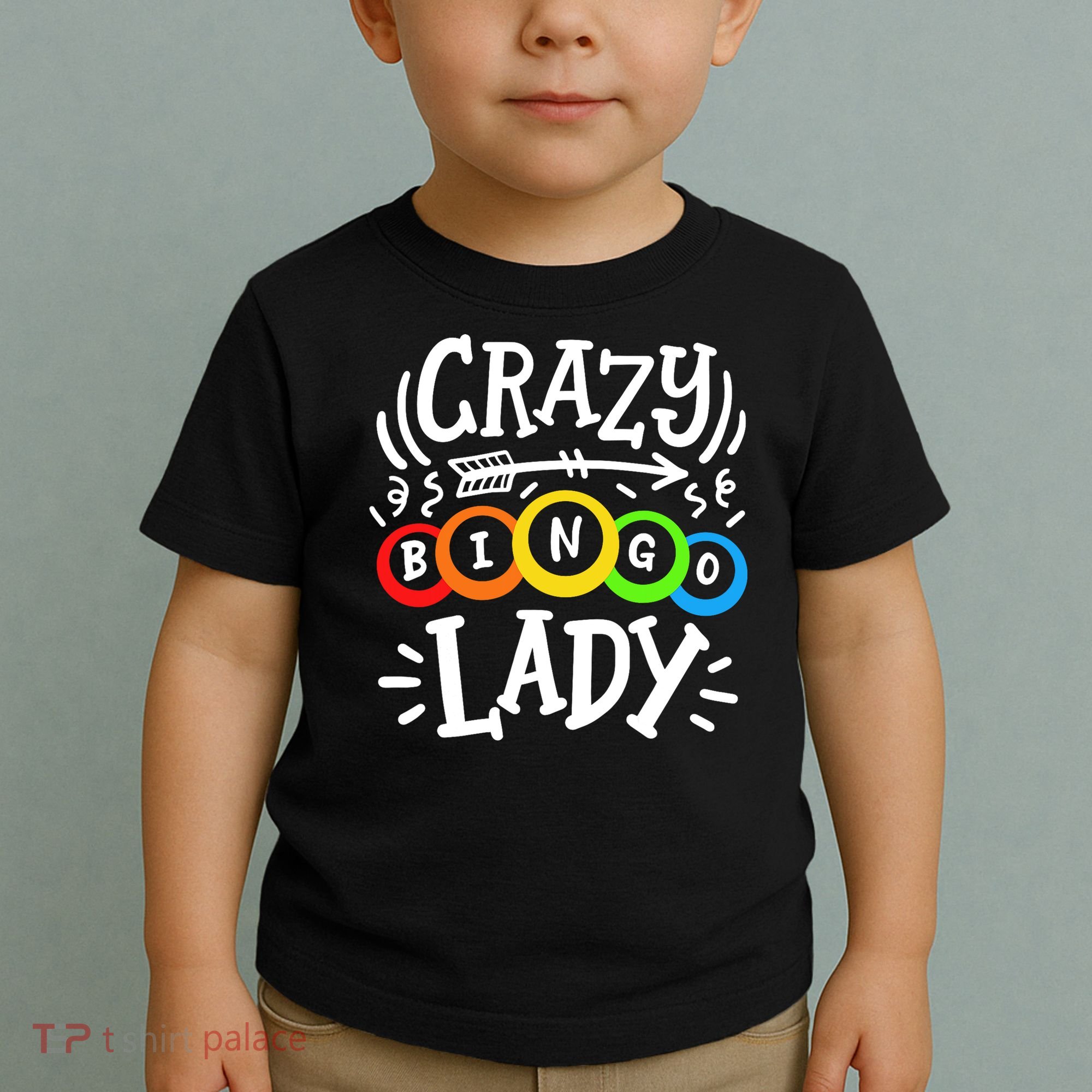 Bingo Crazy Bingo Lady Toddler T-Shirt