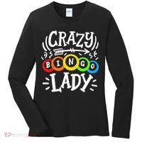 Bingo Crazy Bingo Lady Women's Long Sleeve Shirt thumb 0
