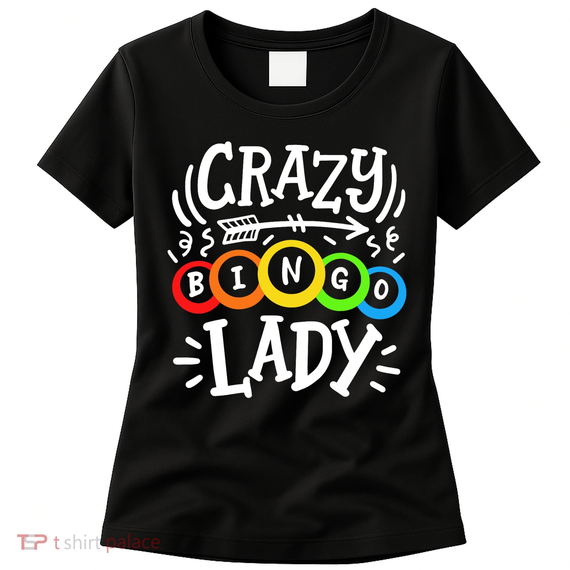 Bingo Crazy Bingo Lady Women's T-Shirt