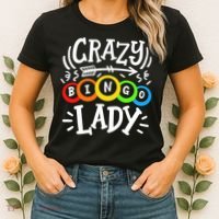Bingo Crazy Bingo Lady Women's T-Shirt thumb 2