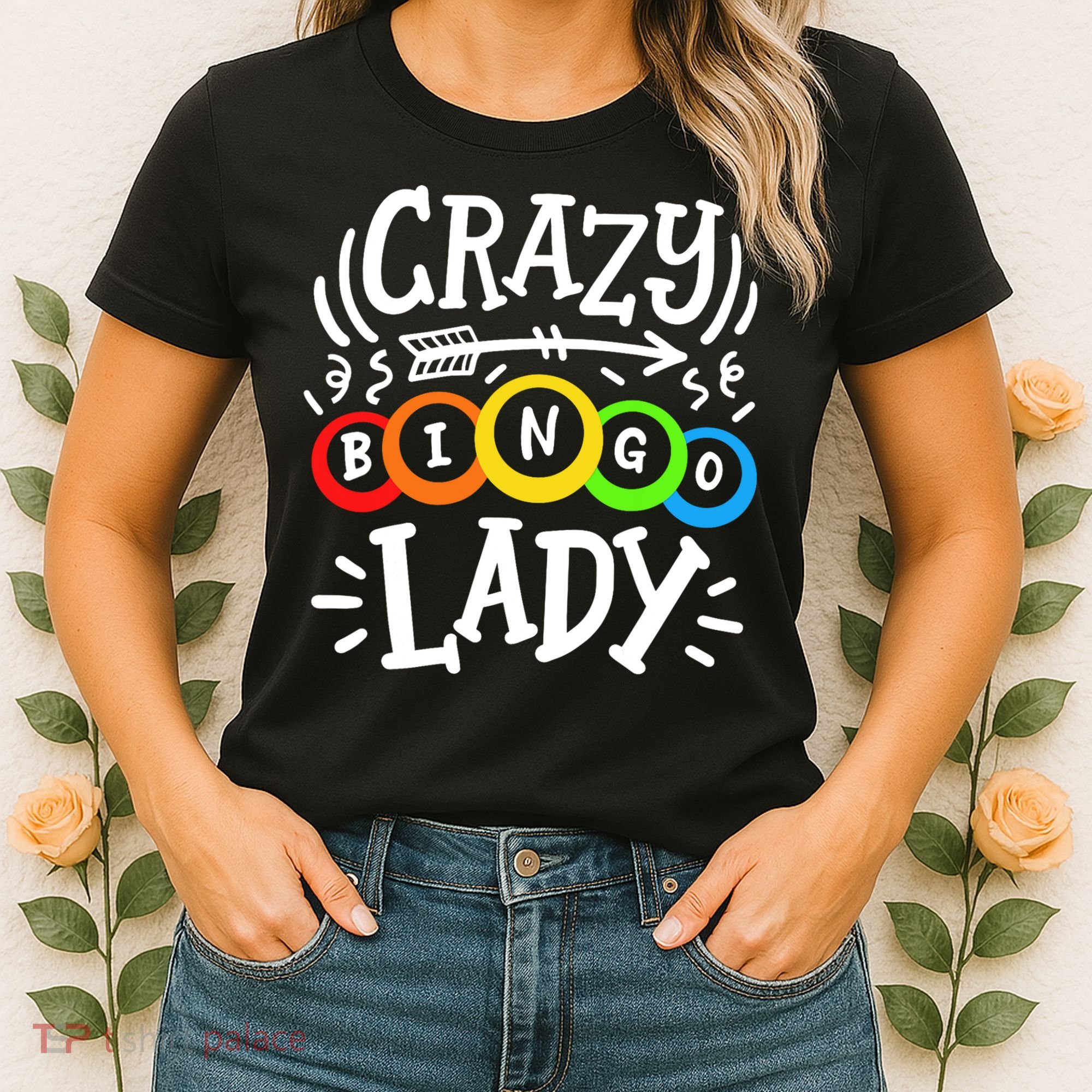 Bingo Crazy Bingo Lady Women's T-Shirt