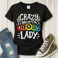Bingo Crazy Bingo Lady Women's T-Shirt thumb 3