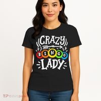 Bingo Crazy Bingo Lady Women's T-Shirt thumb 4