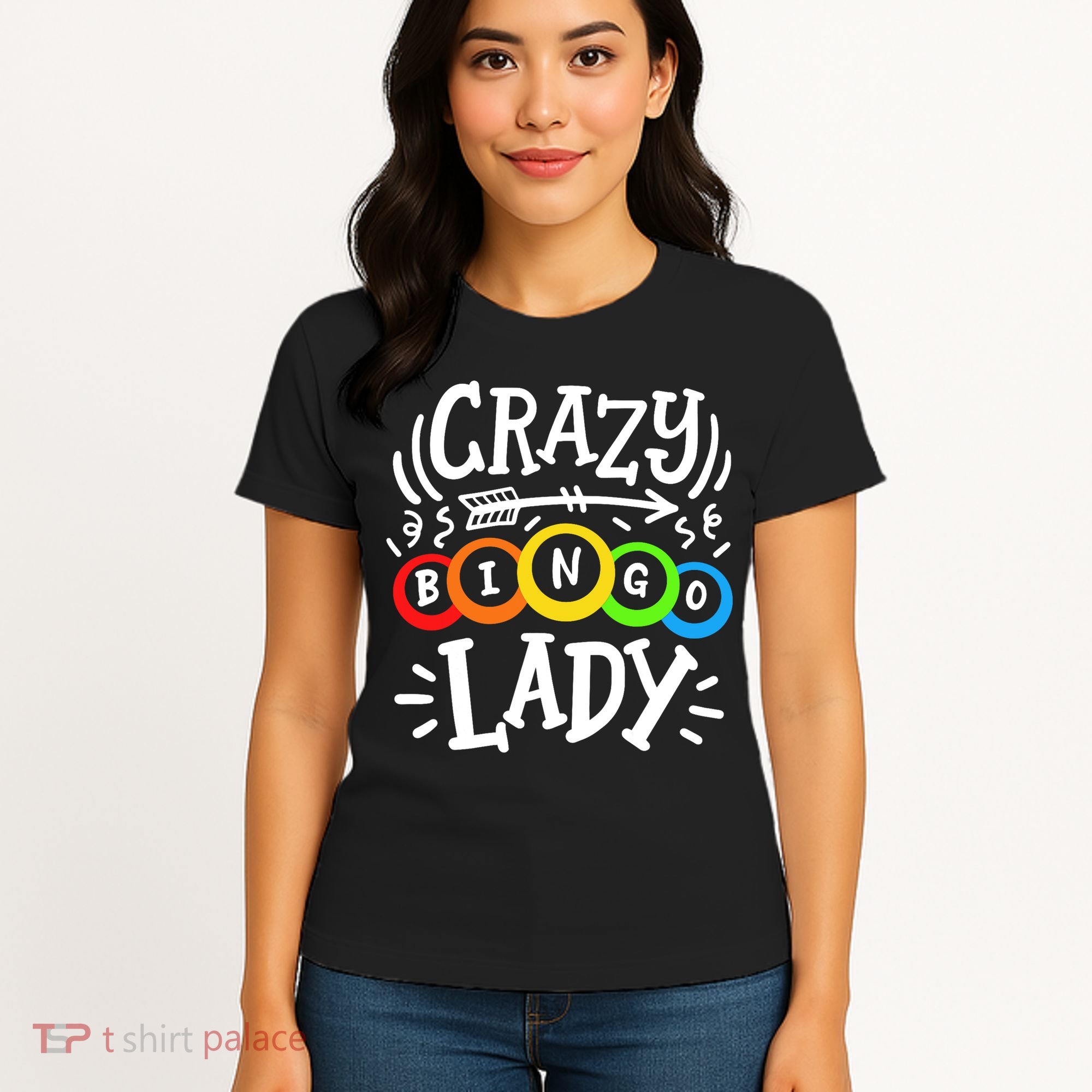 Bingo Crazy Bingo Lady Women's T-Shirt