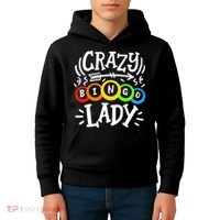 Bingo Crazy Bingo Lady Kids Hoodie thumb 4