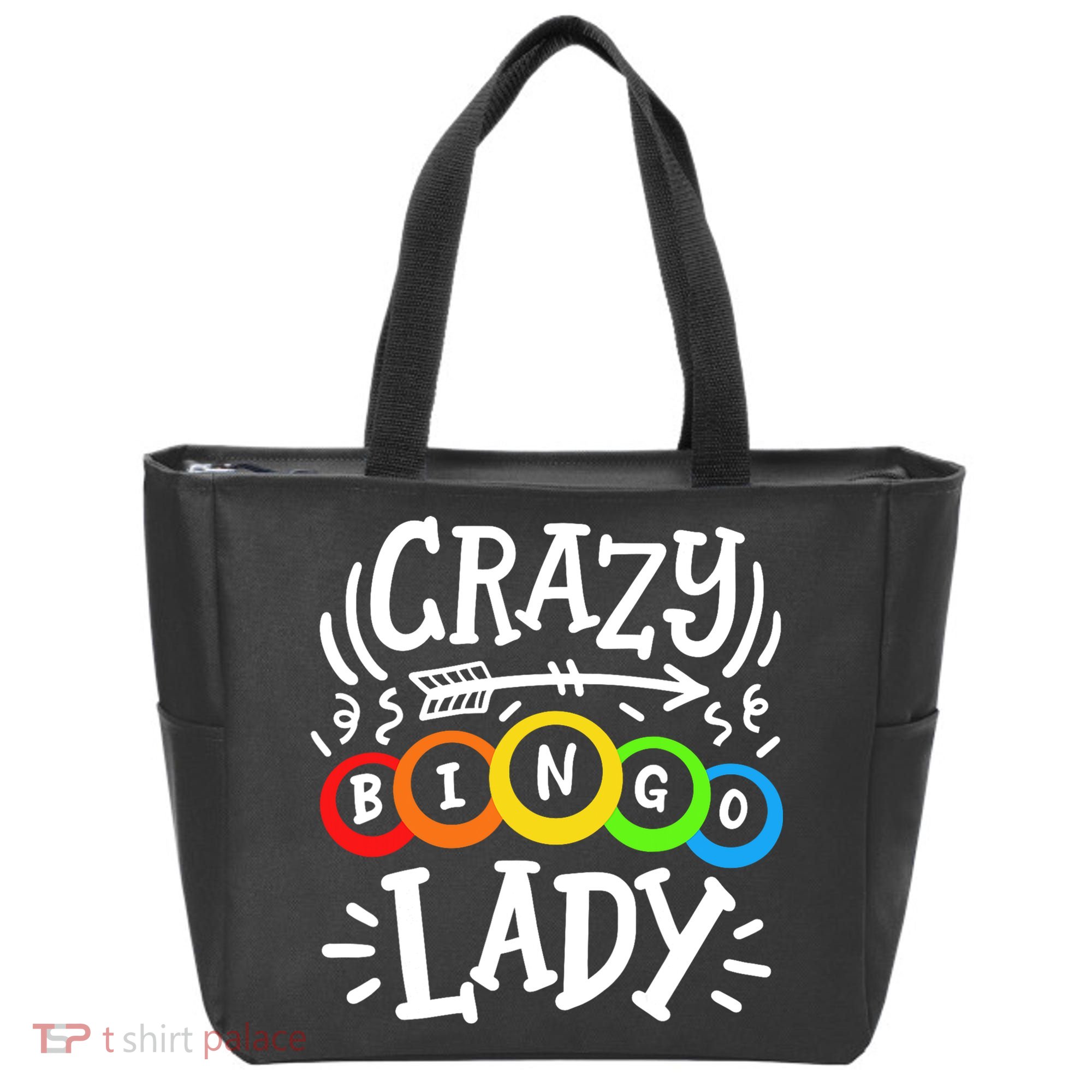 Bingo Crazy Bingo Lady Tote Bag