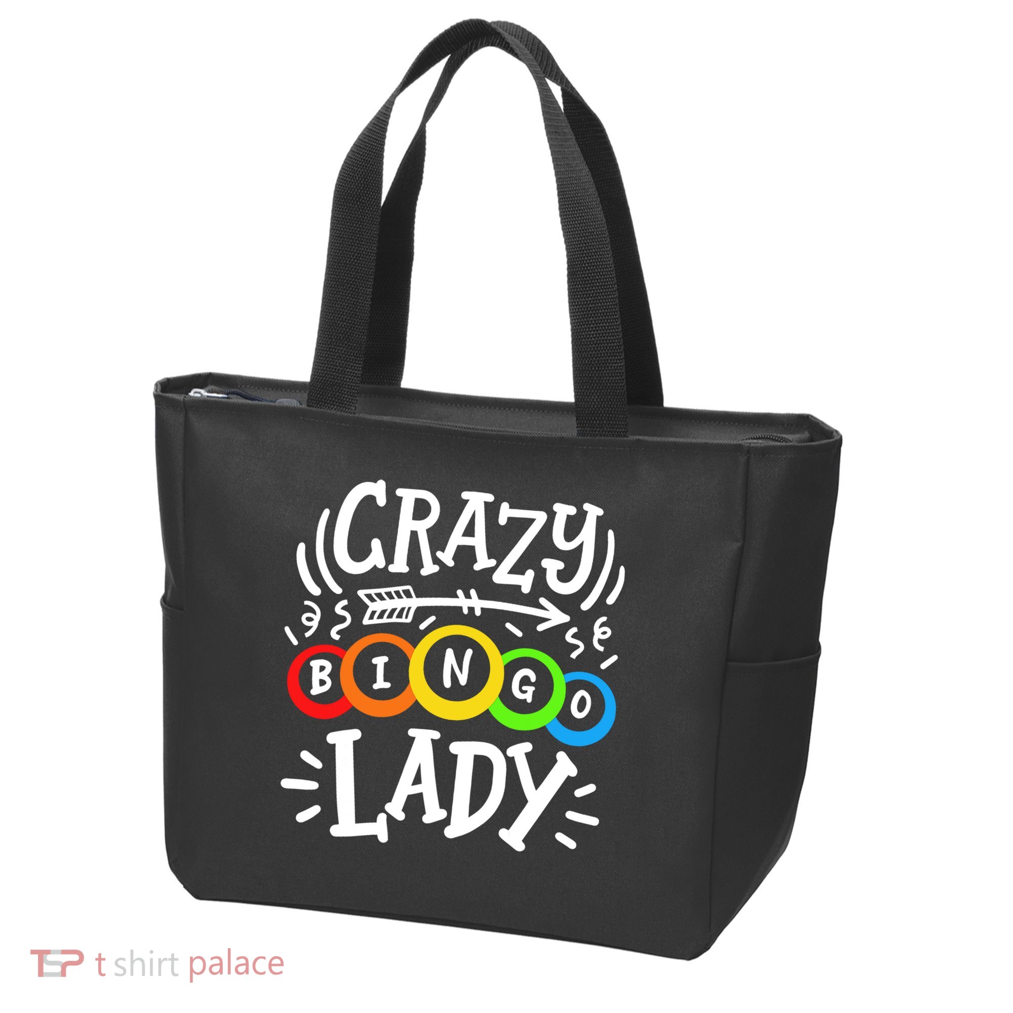 Bingo Crazy Bingo Lady Tote Bag