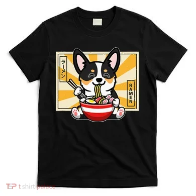 Black Corgi T-Shirt