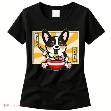 Black Corgi Women's T-Shirt