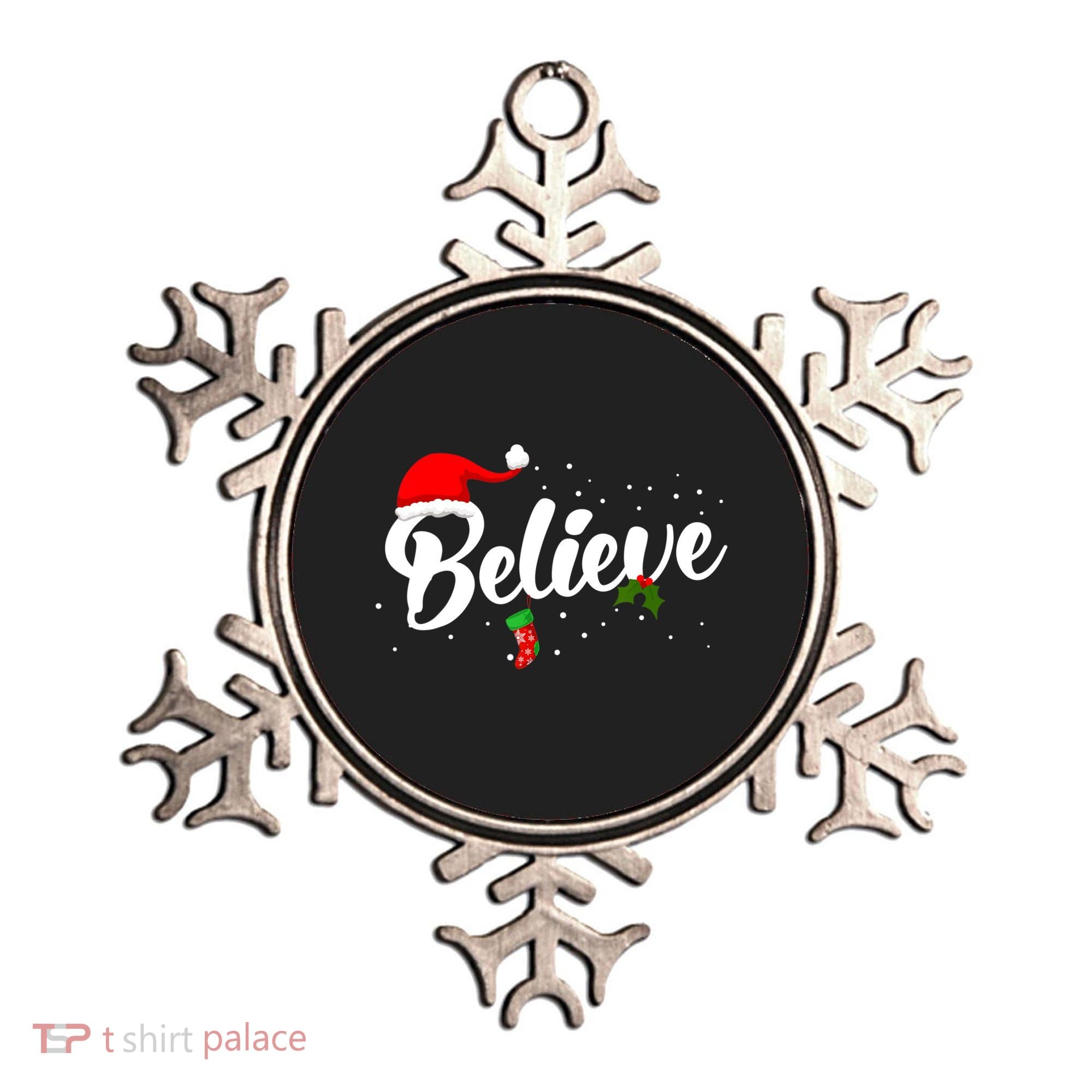 Believe Christmas Ornament