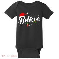 Believe Christmas Baby Bodysuit thumb 0