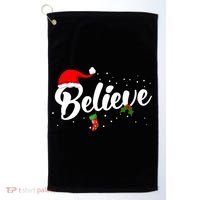 Believe Christmas Golf Towel thumb 0