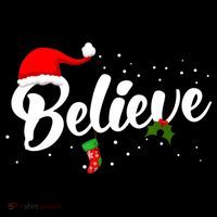 Believe Christmas Kids T-Shirt thumb 4