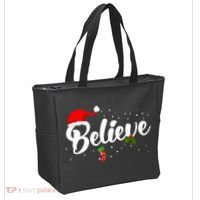 Believe Christmas Tote Bag thumb 2