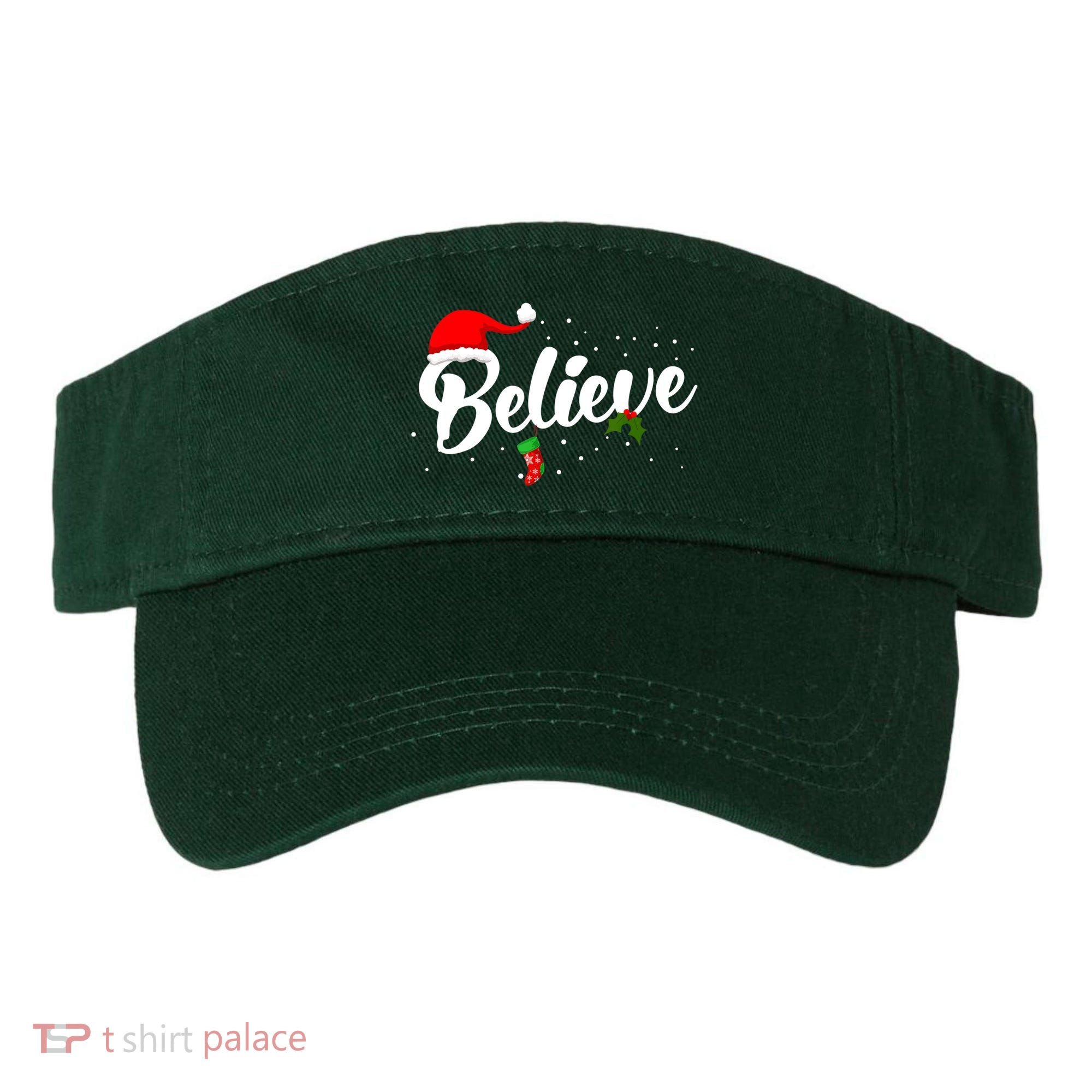 Believe Christmas Visor
