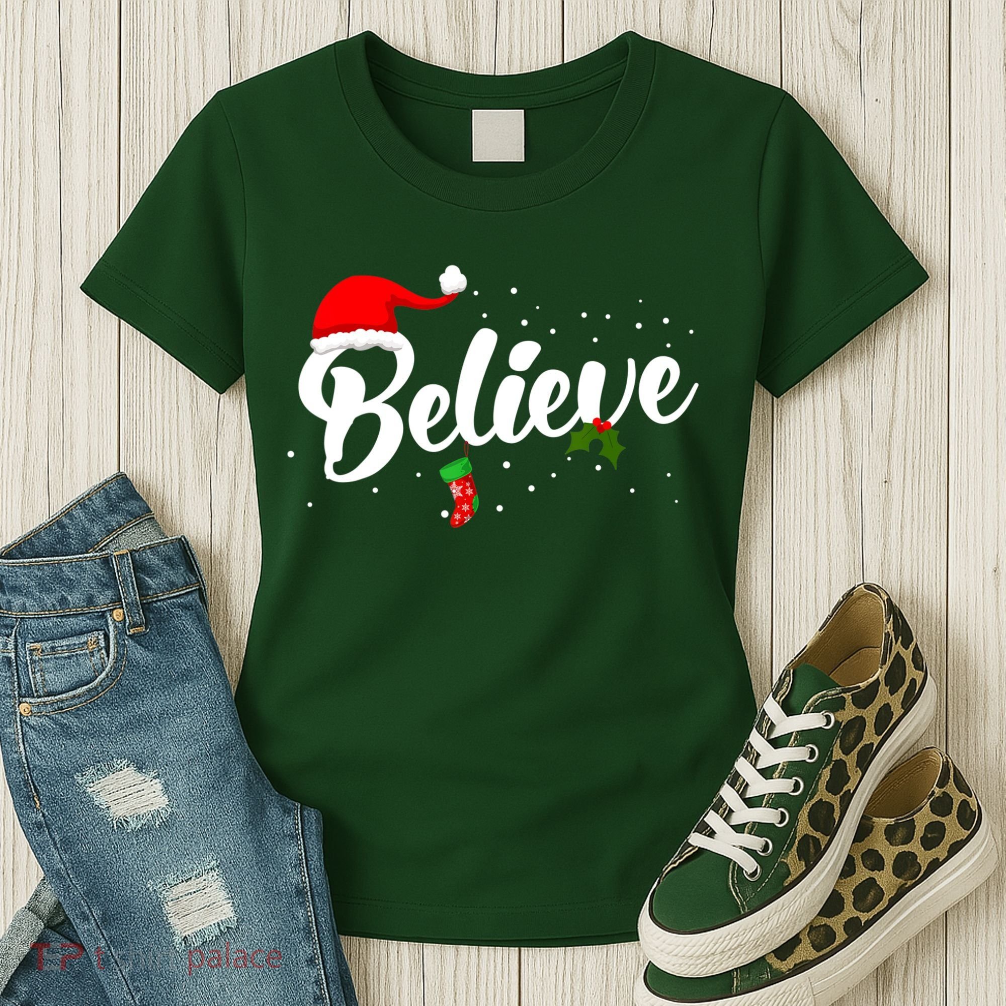 Believe Christmas Women's T-Shirt