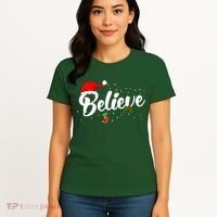 Believe Christmas Women's T-Shirt thumb 4