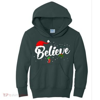 Believe Christmas Kids Hoodie