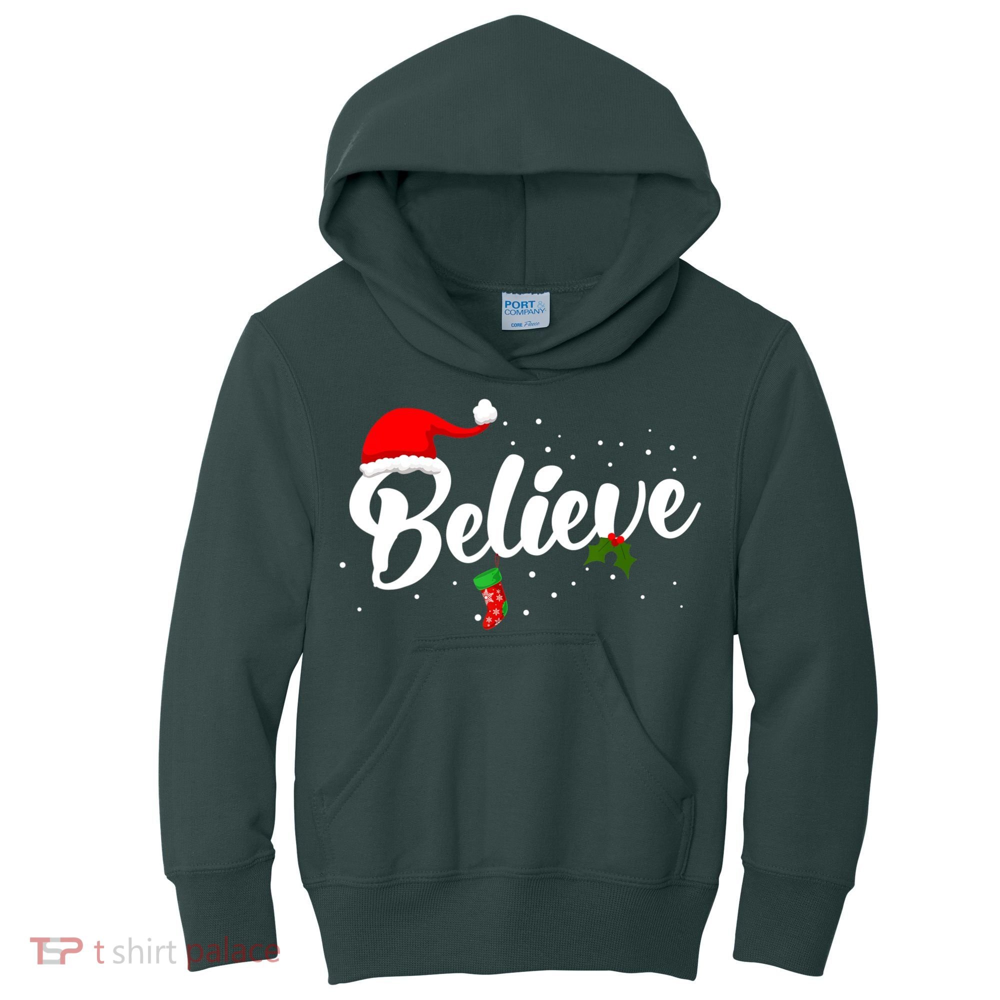 Believe Christmas Kids Hoodie