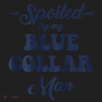 Blue Collar Better Half Spoiled By My Blue Collar Man Women's Sweatshirt thumb 2