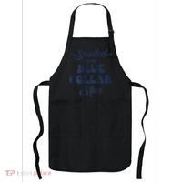 Blue Collar Better Half Spoiled By My Blue Collar Man Apron thumb 0