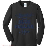 Blue Collar Better Half Spoiled By My Blue Collar Man Kids Long Sleeve Shirt thumb 0