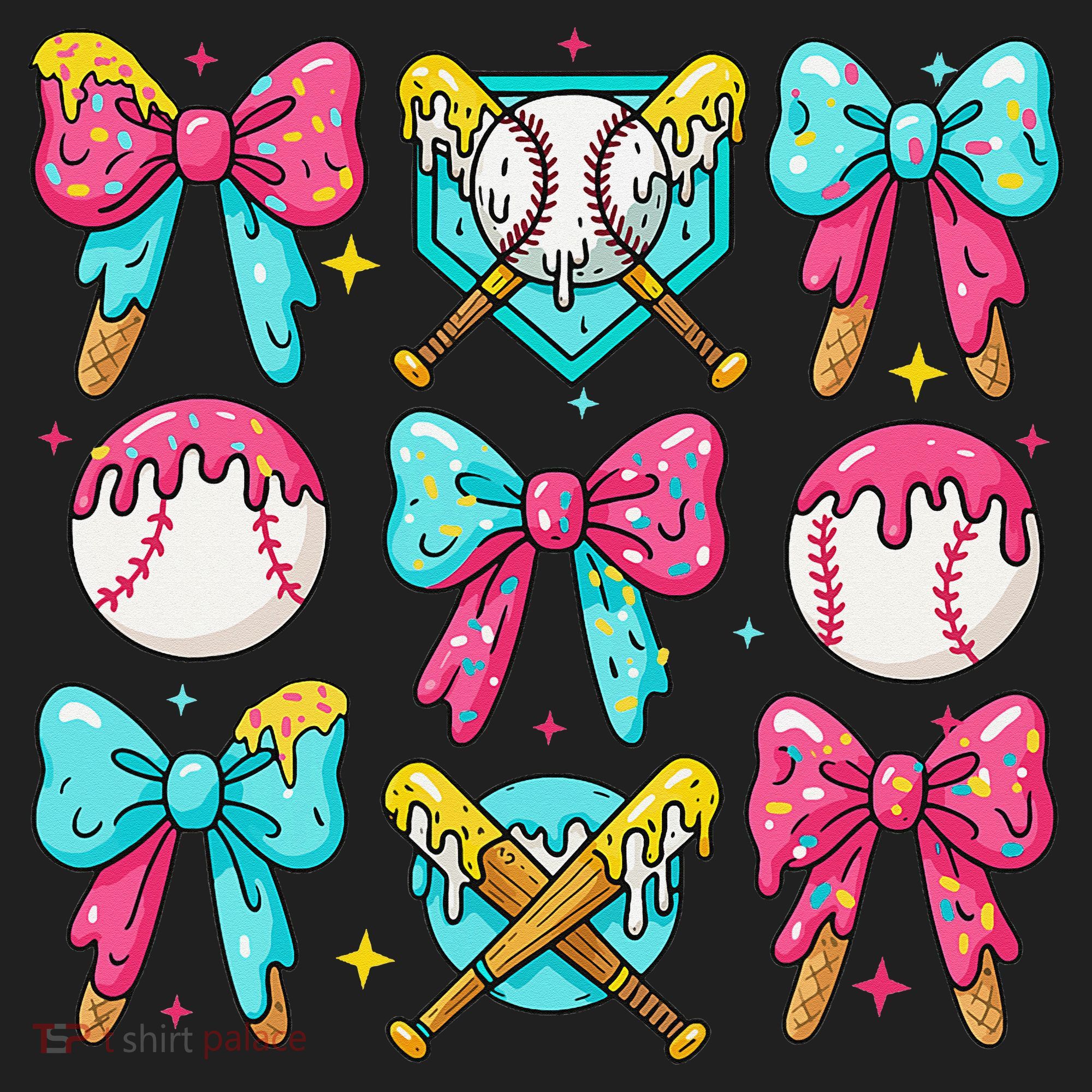 Baseball Coquette Bow Cream Game Day Baseball Mama Hat