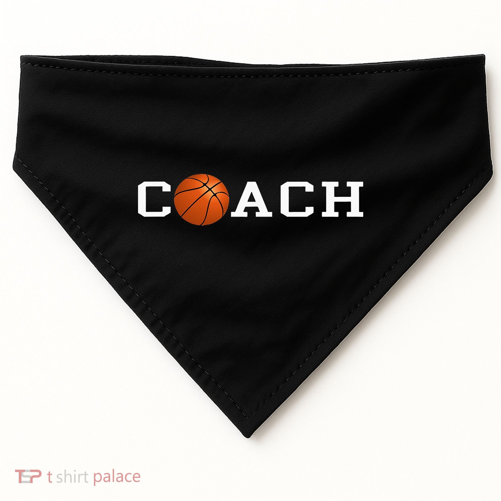 Basketball Coach USA-Made Doggie Bandana