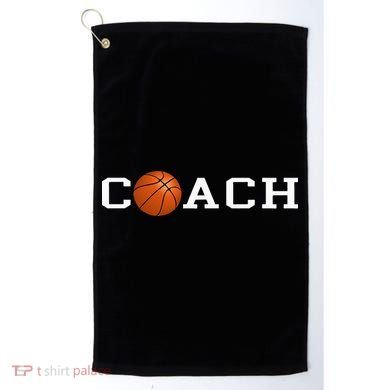 Basketball Coach Golf Towel