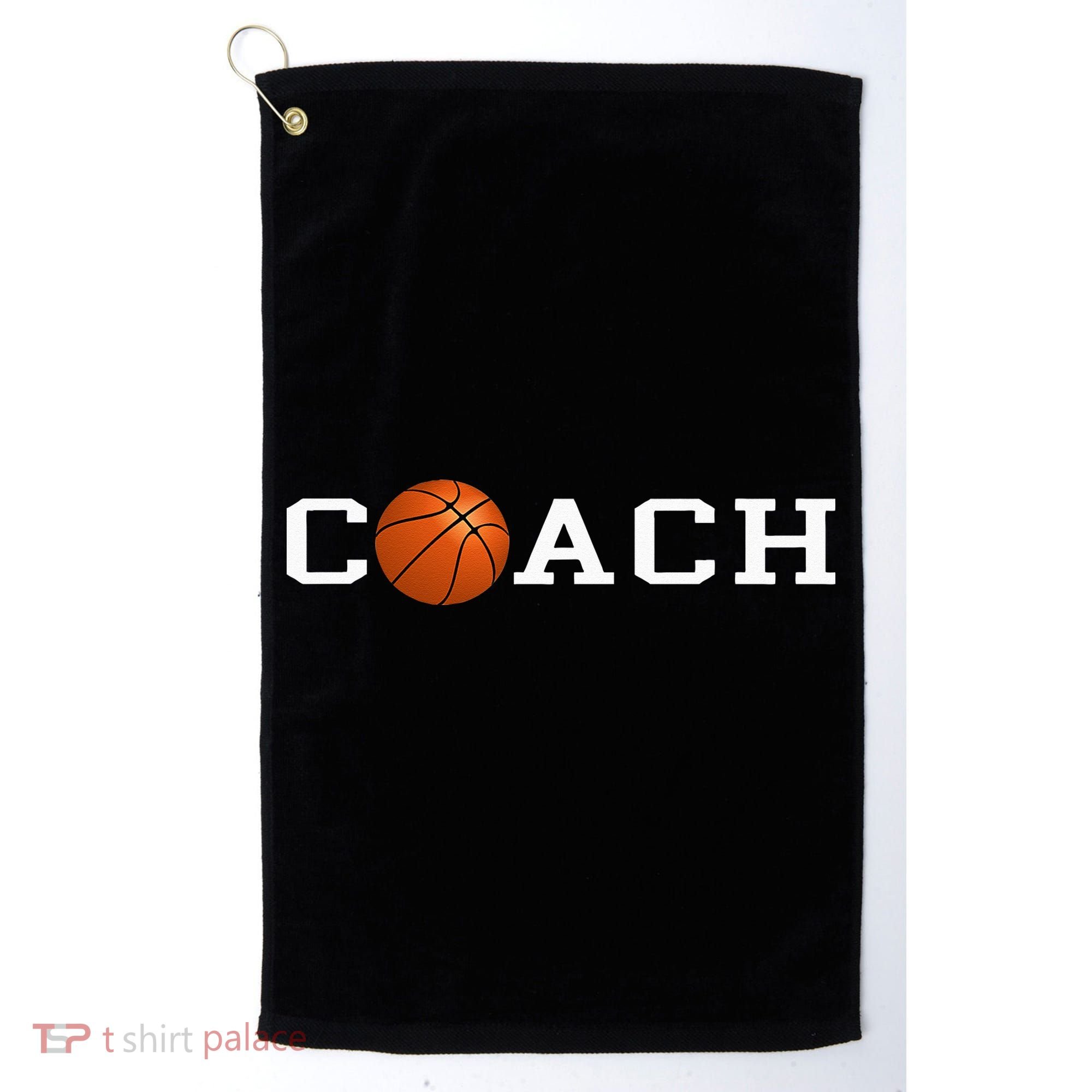 Basketball Coach Golf Towel