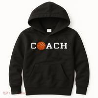 Basketball Coach Kids Hoodie thumb 0