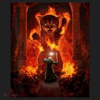 Balrog Cat Women's Sweatshirt thumb 2