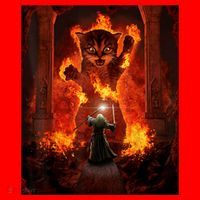 Balrog Cat Santa Hat thumb 1