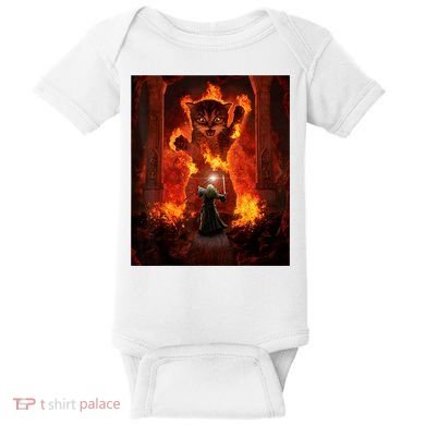 Balrog Cat Baby Bodysuit